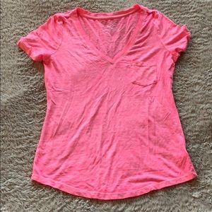 Aeropostale Pink Pocket Tee